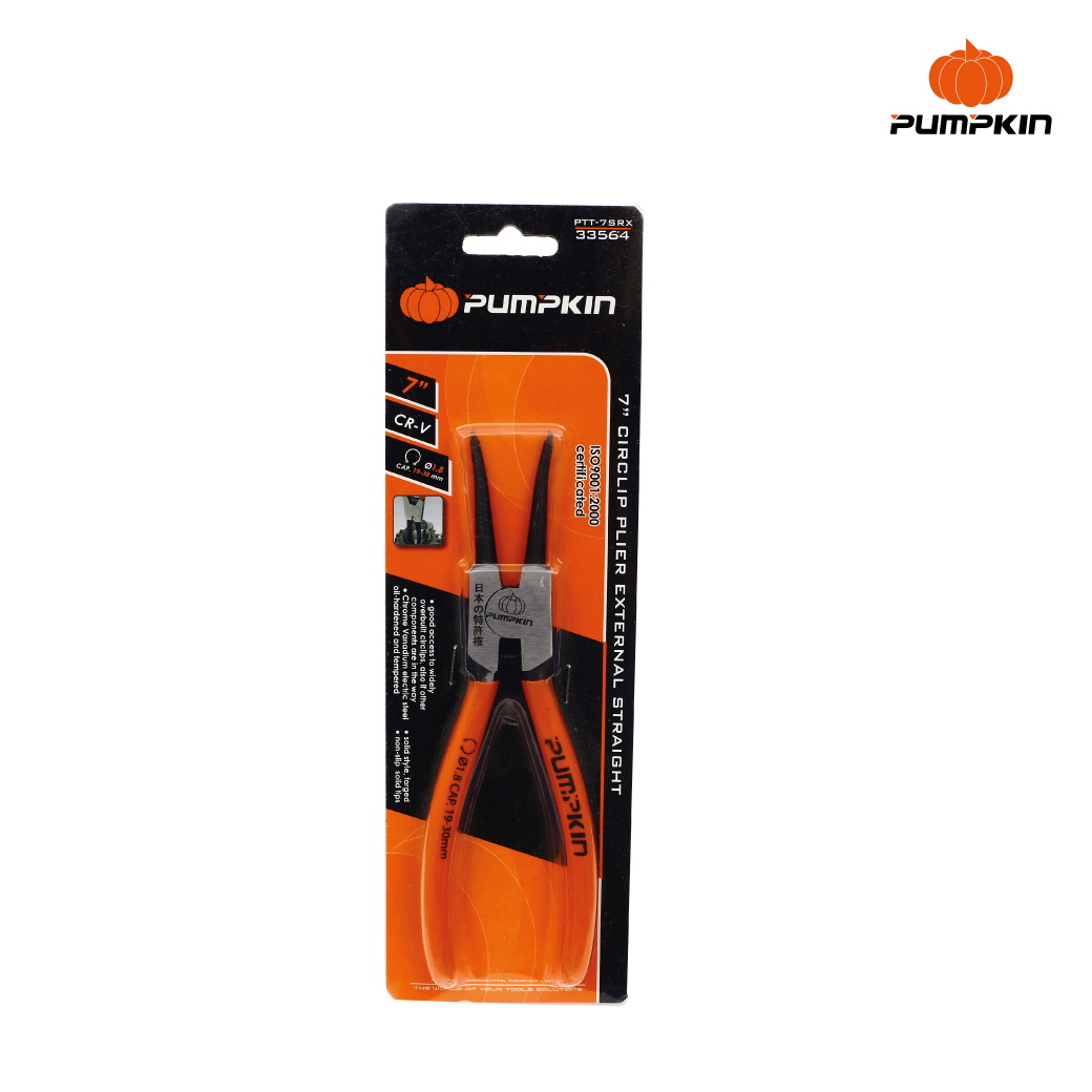 Pinza Seeger recta exterior 7"