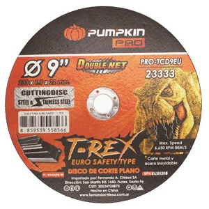 Disco de corte OA plano - 230mm x 1.9mm