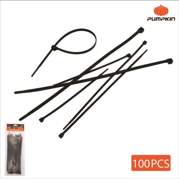 Precinto de nylon 4.8mm x 250mm negro - x100u