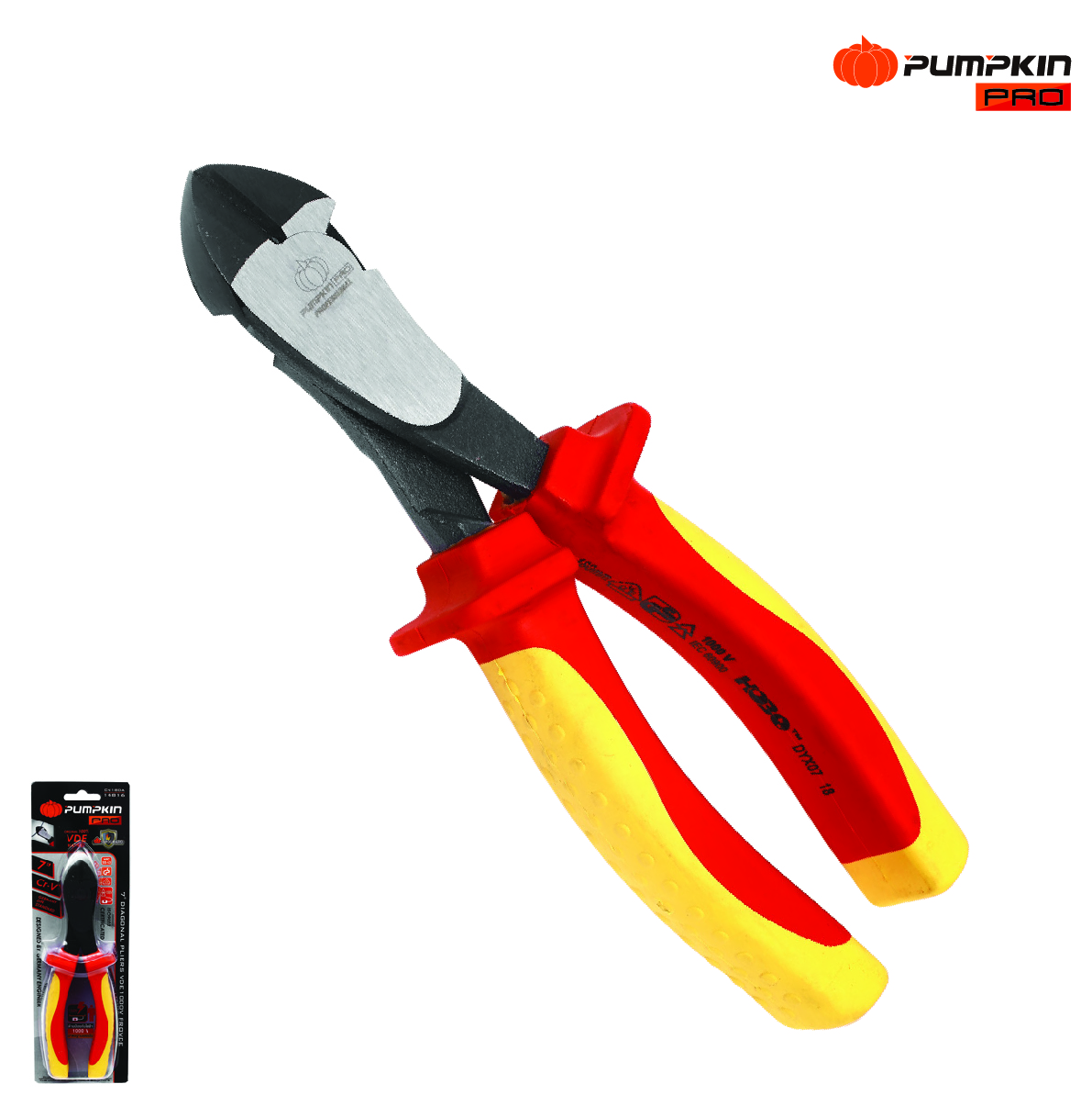 Alicate 1000V de corte oblicuo 7" tipo cuerda piano - Image 2