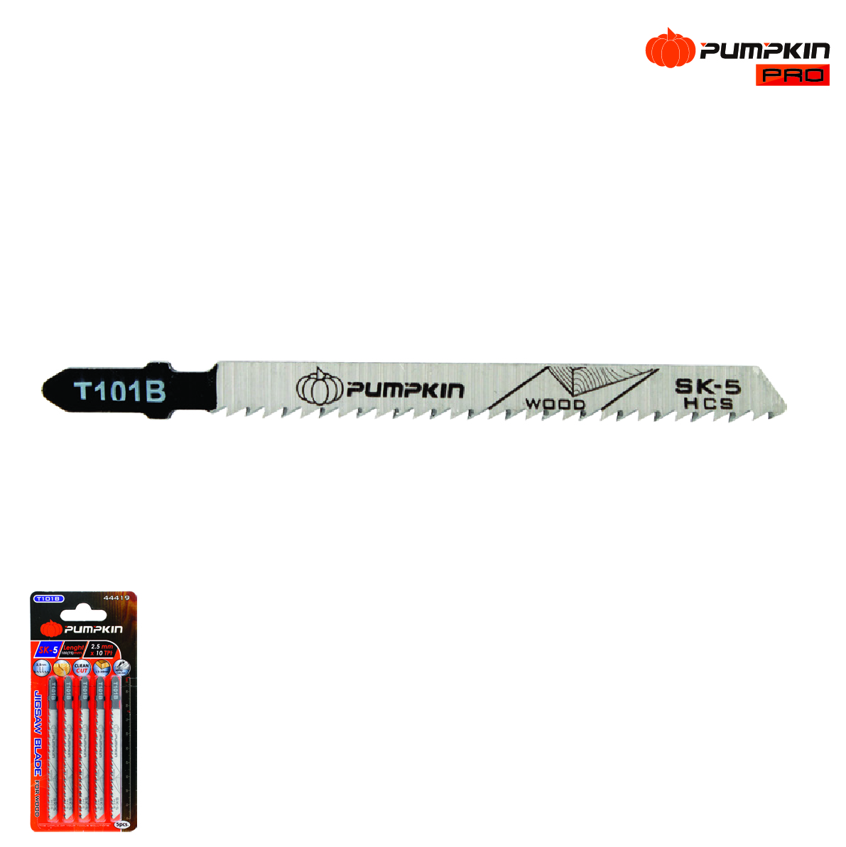 Set de 5 hojas de calar para madera - 10tpi - 100mm