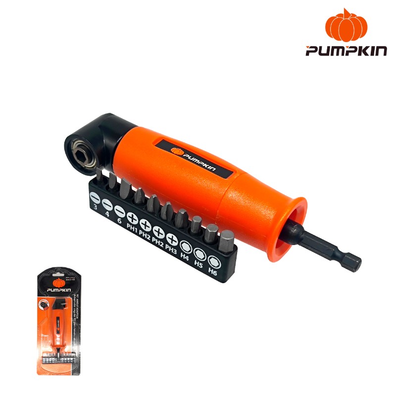 Adaptador angular 1/4" para atornillador eléctrico