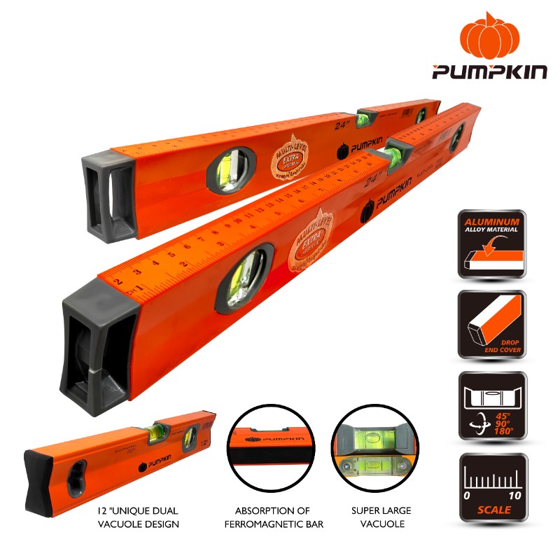 Nivel de aluminio magnético 12" - 305mm