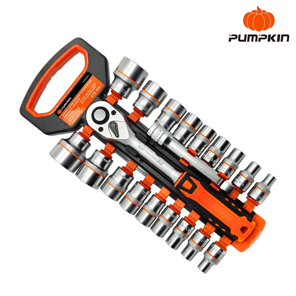 Set de bocallaves hexagonales 1/2" milimétricas - 20pz