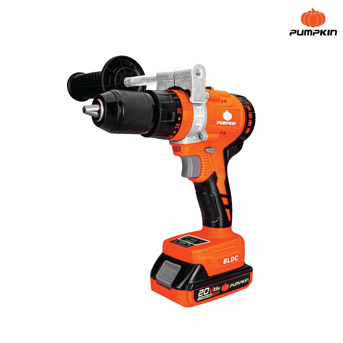 Taladro atornillador percutor 20V - 13mm